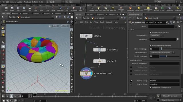 Shaping RBD Voronoi Fracture смотреть онлайн