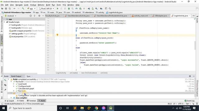 Attendance Monitoring System in Android App with Full Source Code Demo смотреть онлайн