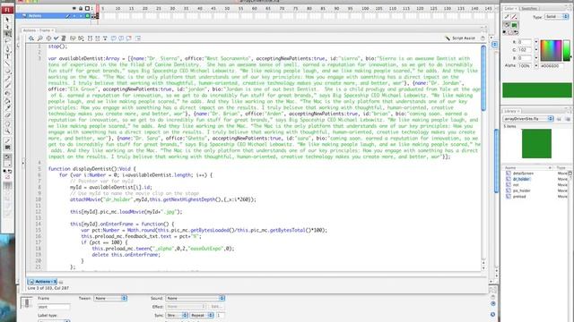 Array Driven Flash Web Site смотреть онлайн