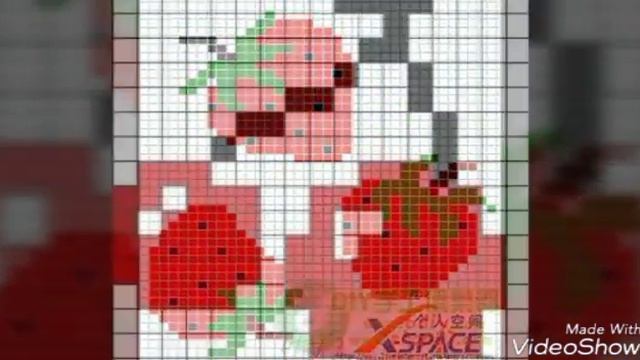 Схемы по клеточкам/фрукты смотреть онлайн