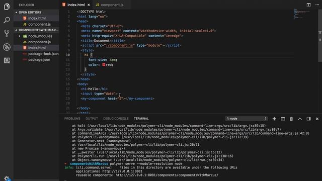 Building web components with lit-element, lit-html and vaadin router смотреть онлайн