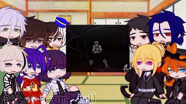 Bad react to dazai !¡ 1/? ¡!-my au- смотреть онлайн