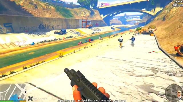 GTA 5-Престрелка в Grove Street смотреть онлайн