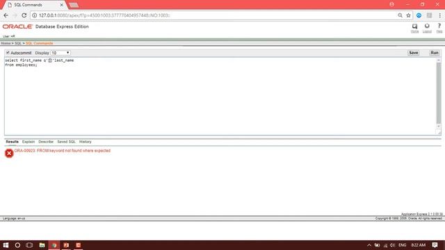 oracle concatination operator , nested function смотреть онлайн