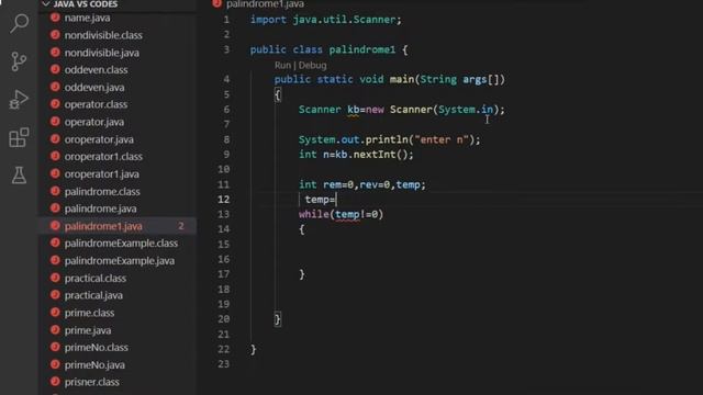 check whether it is Palindrome or not In Java смотреть онлайн