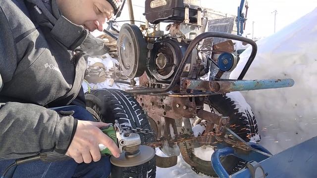 Заводим мотоблок дрелью часть 2 Мотоблок Когда лень Стартер Вместо стартера Лентяй смотреть онлайн