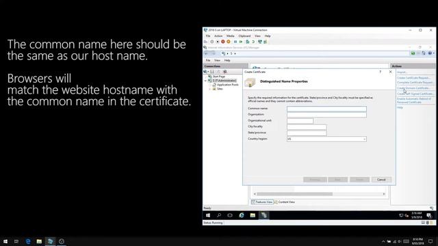 SSL Intranet Website with Enterprise CA and Active Directory смотреть онлайн