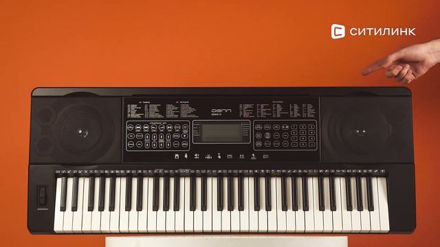 Обзор синтезатора DENN DEK612 | Ситилинк