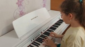 35. Украинская народная песня .(1 класс, фортепиано) .