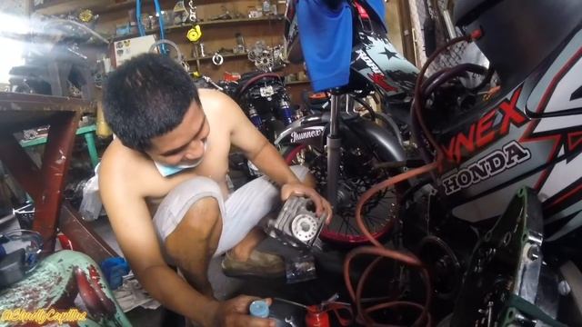 Raider 150 Carb type basic engine upgrade // Port, Carb, CDI. смотреть онлайн