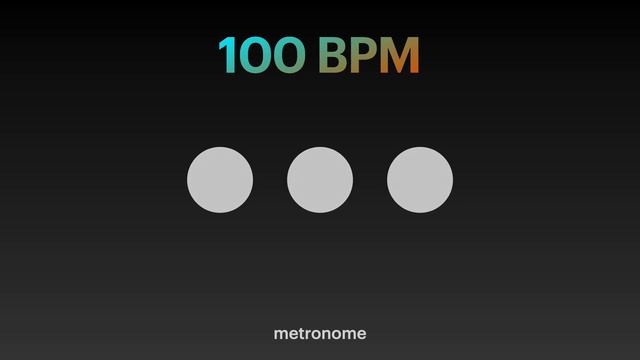 100 BPM - Metronome - 3/4 - Click смотреть онлайн