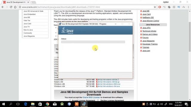 Java Tutorial - Installing Java Development Kit ( JDK ) смотреть онлайн