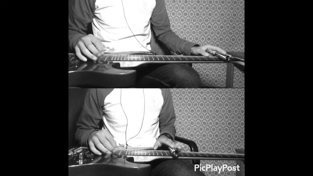 Pink Floyd- Breathe (In The Air) slide guitar cover смотреть онлайн