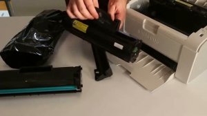 Как установить картридж MLT D101S в принтер Samsung  ML 2165