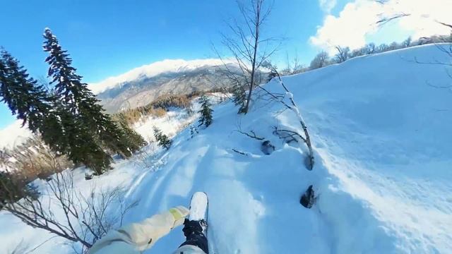 Фрирайд на Розе Хутор. Скитур на Мамзышку. GoPro 8 + GoPro Max. смотреть онлайн
