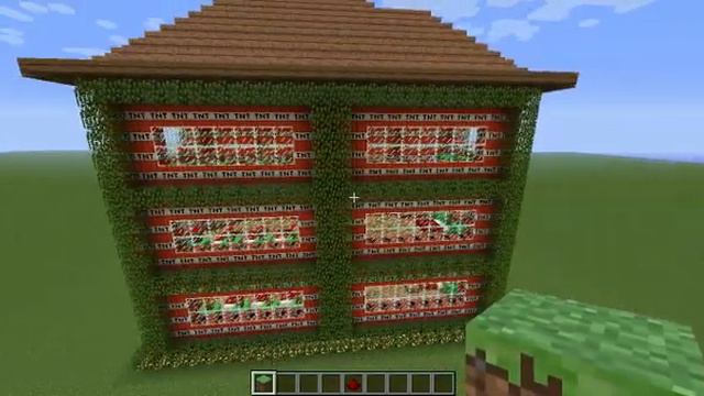 Красивий Дом из TNT в Minecraft смотреть онлайн