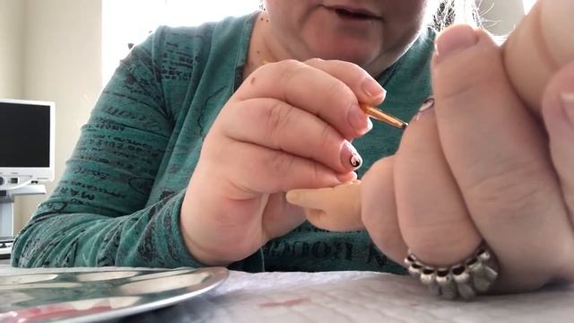 УРОКИ РЕБОРНИНГА. РЕБОРН КУКЛЫ. How to make your reborn doll. Красные капилляры .Как сделать РЕБОРН смотреть онлайн