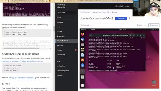 Install Docker Home Lab Environment - Part 11 (Setting up Remote Management on Virtual Machine VM) смотреть онлайн