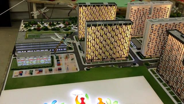 ЖК "Летний сад" от "Эталон-Инвест". Архитектурный макет смотреть онлайн