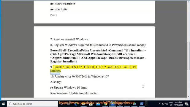 Fix Error Code 0x80072efd On Windows 10 (2020 Full Tips) смотреть онлайн