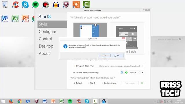 How To Get Windows 7 Style Start Menu In Windows 8 or Windows 8.1 (Windows Tutorial) смотреть онлайн