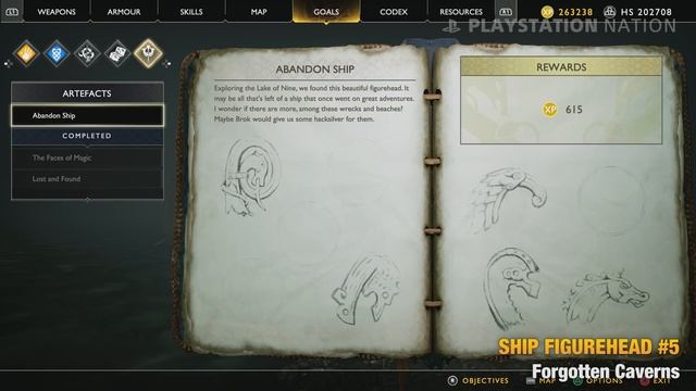 God of War (2018) - Collectibles - Artifacts: Abandon Ship смотреть онлайн