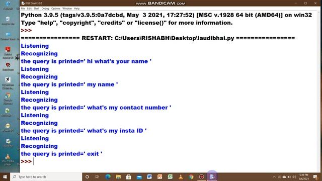 Create Your Own Google Assistant using Python. For Summer Project смотреть онлайн