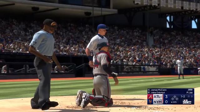 MLB The Show 22: Braves vs. Mets 8/6/22 смотреть онлайн