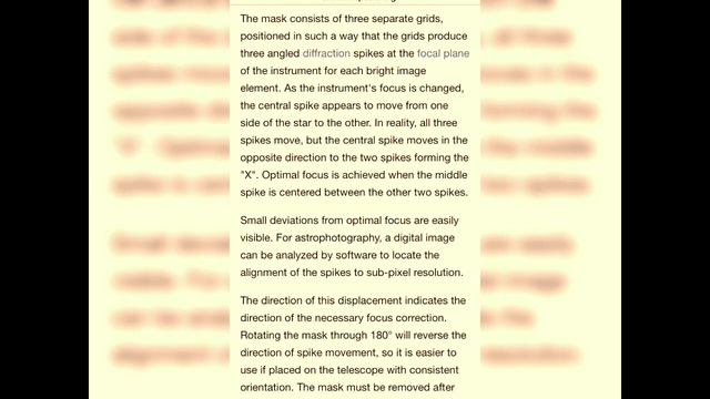 Bahtinov Defocus Mask Star Zoom смотреть онлайн