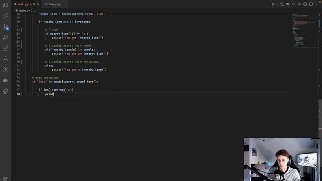 Text Based Dungeon Game in Python | Coding Tutorial смотреть онлайн