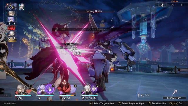 Honkai Star Rail - Memory of Chaos - v1.2.2 (Raintear Strife) Stage 9 смотреть онлайн