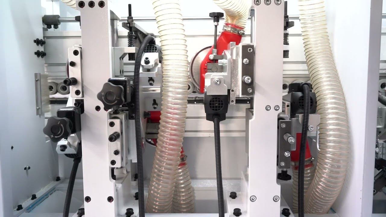 Автоматический кромкооблицовочный станок JIYU JY-468JK смотреть онлайн