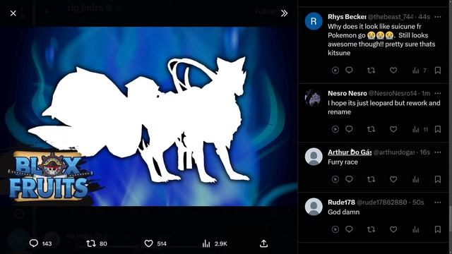 New KITSUNE Sneaks Blox Fruits Update 21 смотреть онлайн
