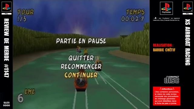 Review de merde #1147 : XS Airboat Racing [PS1] смотреть онлайн