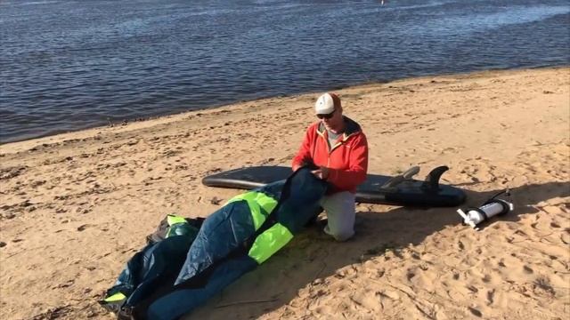 Надувное крыло и SUP. Распаковка и обзор Винга PPC SURGE WING 5,8 смотреть онлайн