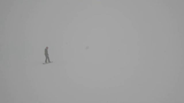 Спуск с Shymbulak в туман смотреть онлайн