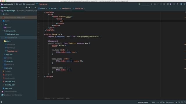 04 Vuejs 2 con Typescript: Iniciar el componente TodoList para listar las tareas смотреть онлайн