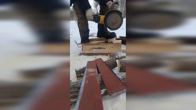 Кресло-неКачалка. Мангал из швеллера. Уборка снега с крыши смотреть онлайн