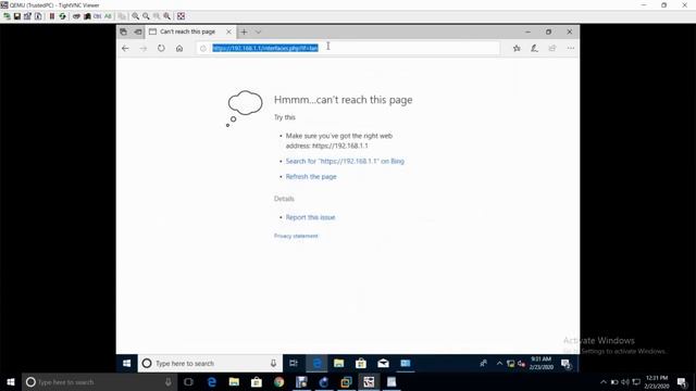 Pfsense Firewall # 1 | Default Access LAN/WAN Interface Configuration , Default Gateway For INet.