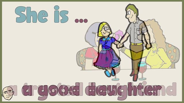 She is - Pattern + Topic + Vocabulary | English speaking practice - Mark Kulek ESL смотреть онлайн