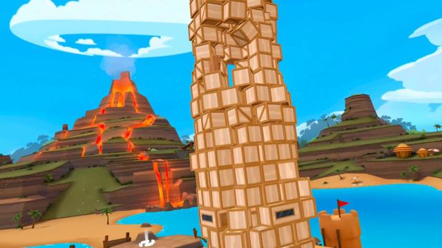 Metaquest 3 - ANGRY BIRDS VR: Isle Of Pigs - Gameplay [deutsch]  #metaquest3 #vr #virtualreality