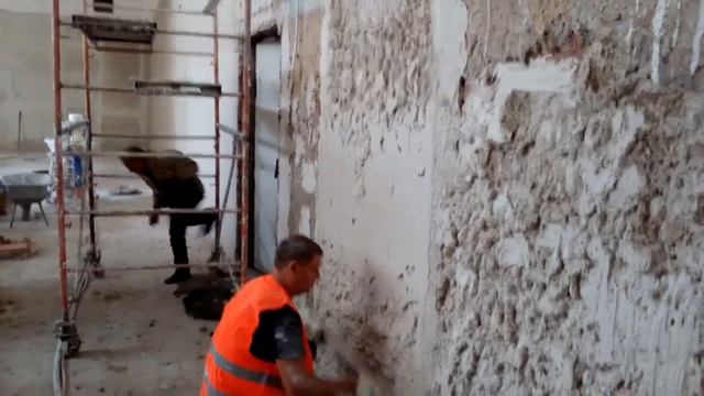 Штукатурка машиной. смотреть онлайн