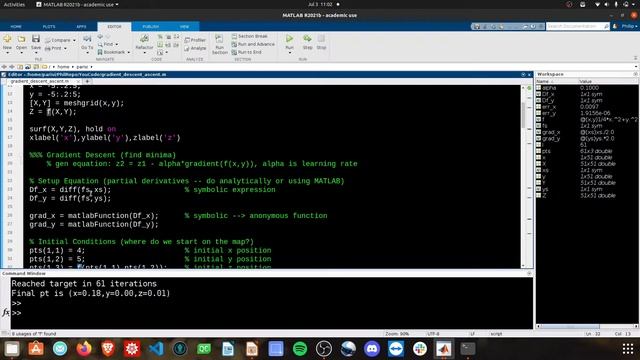 2022 How to do Gradient Descent Optimization Algorithm in MATLAB | MATLAB Tutorial смотреть онлайн