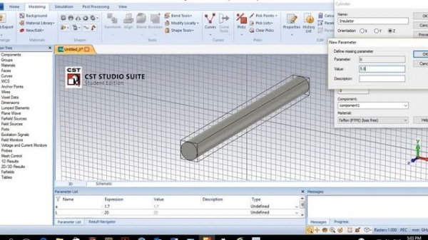 Coaxial Cable Simulation Using CST MW