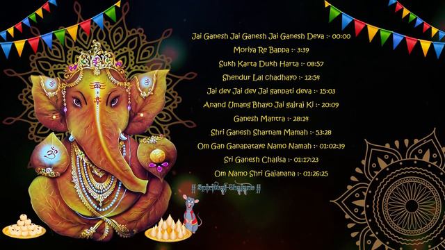Top Ganesh Chaturthi Bhajans - Ganesh Aarti, Ganesh Mantra Songs, Om Gan Ganpataye Namo Namah смотреть онлайн