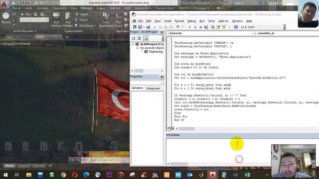 Autocade VBA ile RENKLİ RESİM aktarımı смотреть онлайн