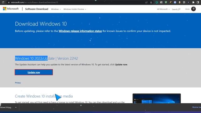 ⚡NUEVO! Windows 10 22H2 OFICIAL Ya DISPONIBLE / ACTUALIZA a GRAN ULTIMA VERSION! смотреть онлайн