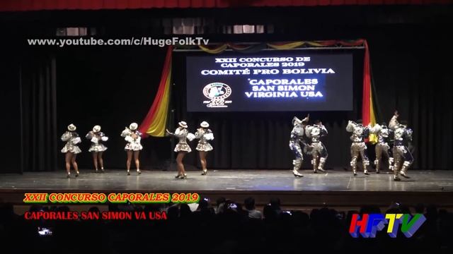 1er. Lugar Caporales San Simón VA USA - XXII Concurso Caporales 2019