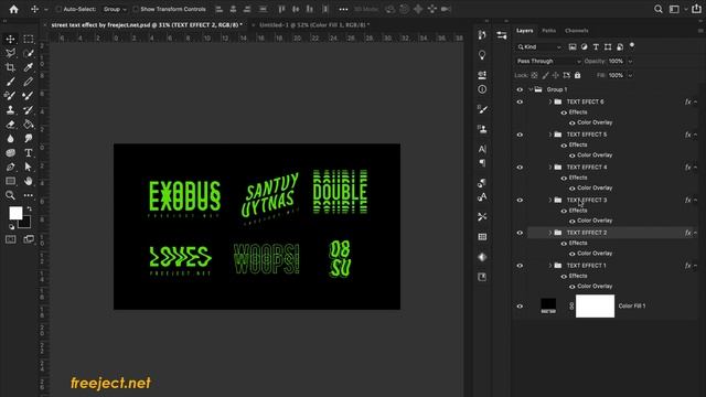 freeject.net Guide - How to Change Photoshop Text Effect Template смотреть онлайн