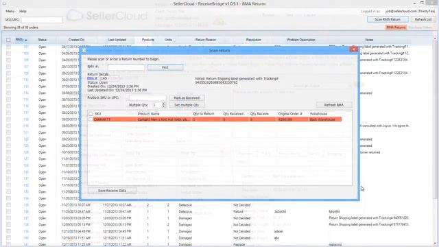 Creating and Managing an RMA - SellerCloud - Order Management - 3.12 смотреть онлайн